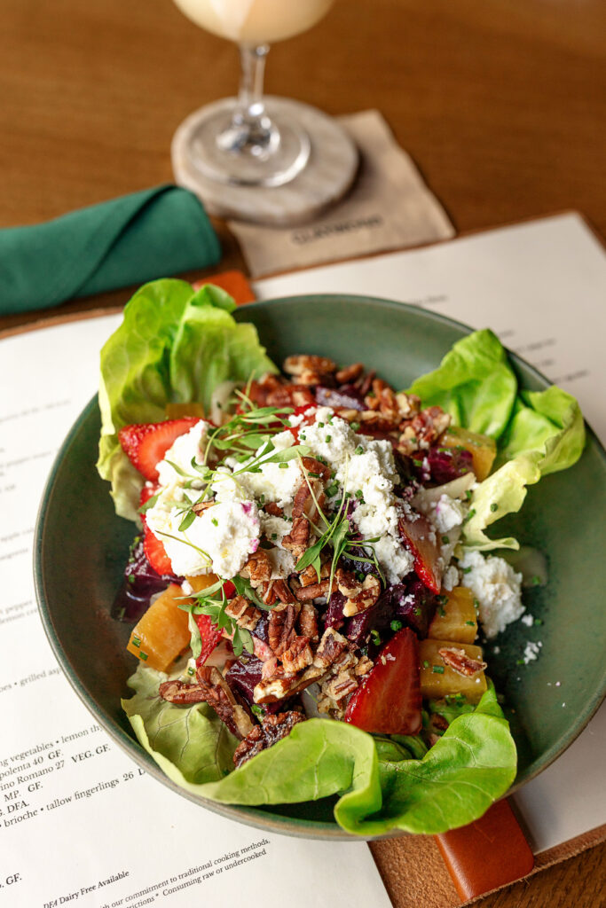 Best restaurants in Hendersonville, NC featuring seasonal brunch and dinner with farm-to-table dishes, buttermilk waffles, eggs, salads, steaks, pastas, burgers and craft cocktails.