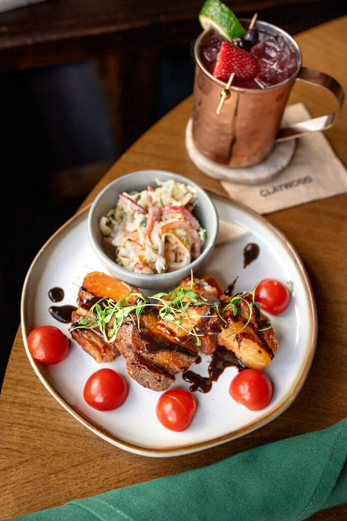 Best restaurants in Hendersonville, NC featuring seasonal brunch and dinner with farm-to-table dishes, buttermilk waffles, eggs, salads, steaks, pastas, burgers and craft cocktails.