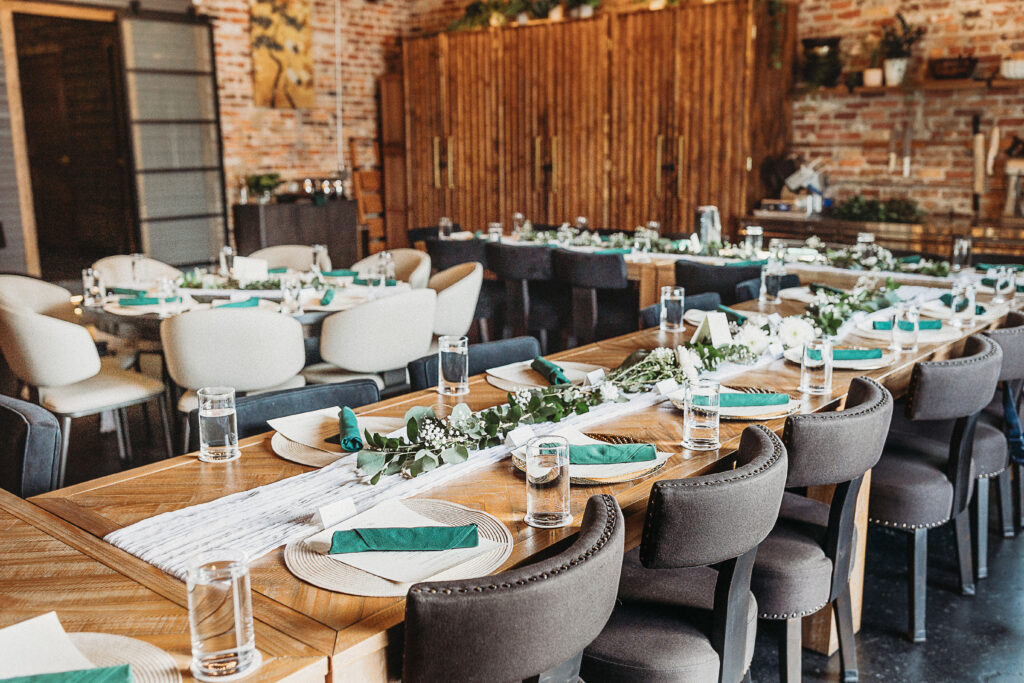 Private dining room at Claywood restaurant in Hendersonville NC for intimate dinners and celebrations